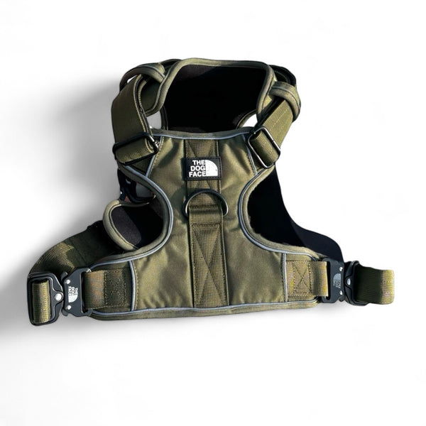 Superior Tactical Dog Harness - Olive Green