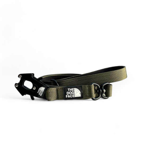 The Dog Face Superior Tactical Leash - Olive Green