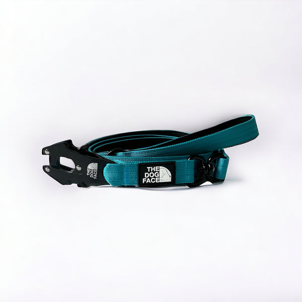 The Dog Face Superior Tactical Leash - Blue Aquamarine