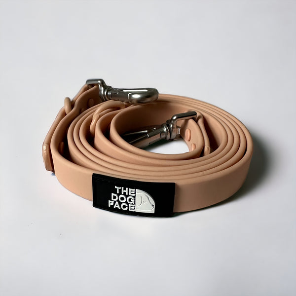 The Dog Face ‘Pura’ PVC Leash - Apricot