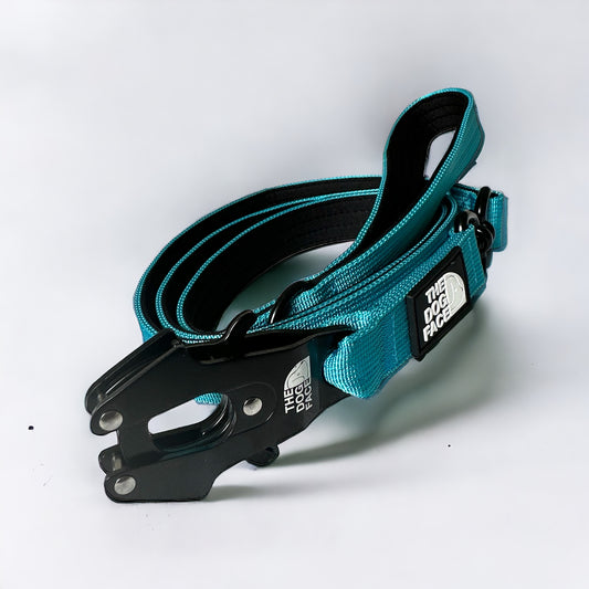 The Dog Face Superior Tactical Leash - Blue Aquamarine