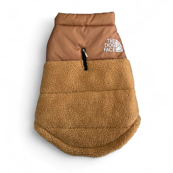 The Dog Face Teddy Body Warmer - Tan / Brown