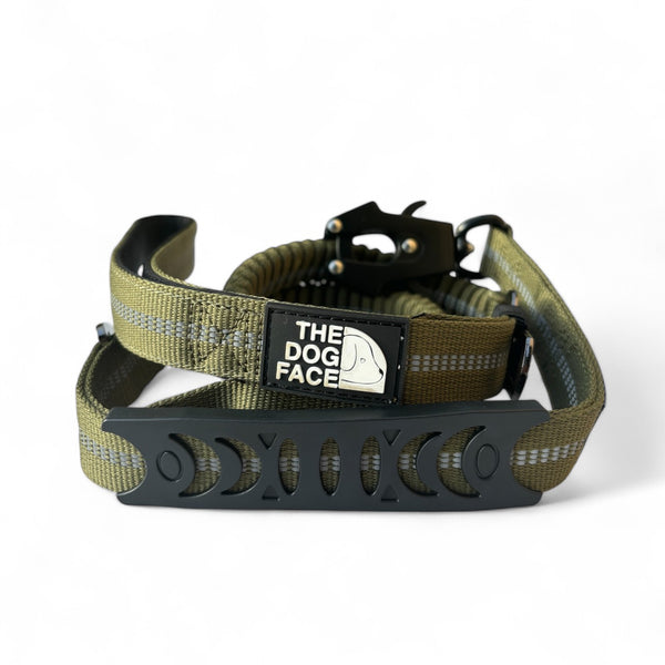 The Dog Face ‘TactiClip’ Seatbelt Leash - Olive