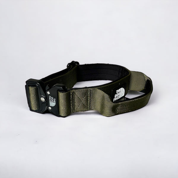 ‘Superior' Tactical Dog Collar - Olive Green