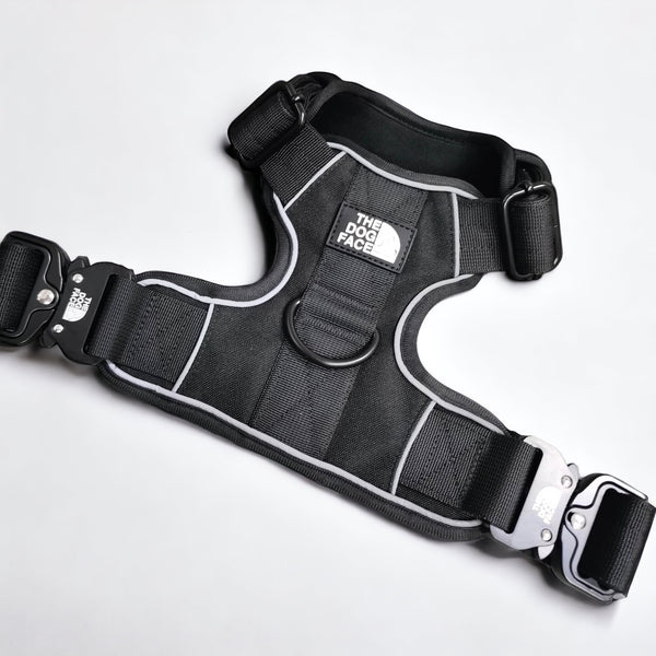 Superior Tactical Dog Harness - Black