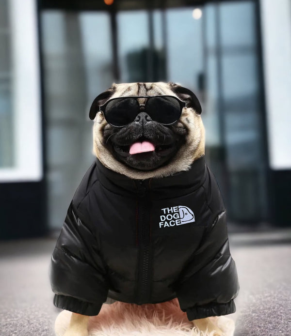 The Dog Face Woofse Puffer Jacket - Black