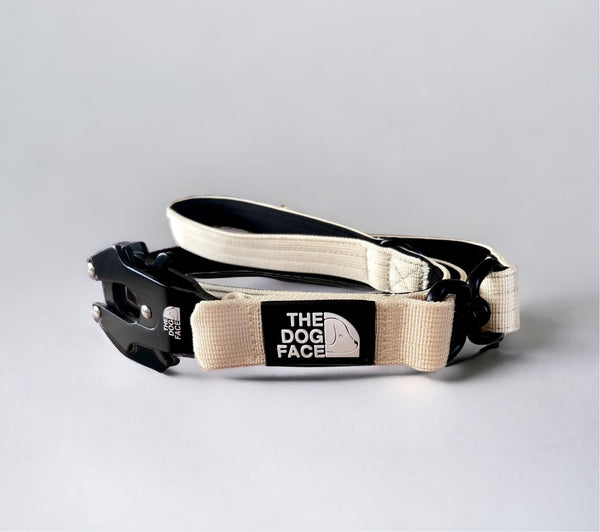 The Dog Face Superior Tactical Leash - Khaki Cream