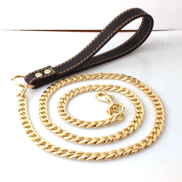 Heavyweight Gold Leash